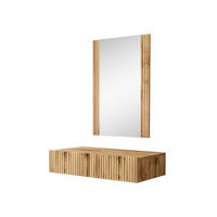 SCHMINKTISCH Vamos - Braun, Holzwerkstoff (80/17/42cm) - MIRJAN24