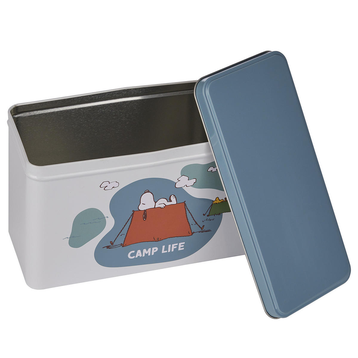 KNÄCKEBROTDOSE Peanuts - Blau, Metall (13/9/29cm) - Butlers