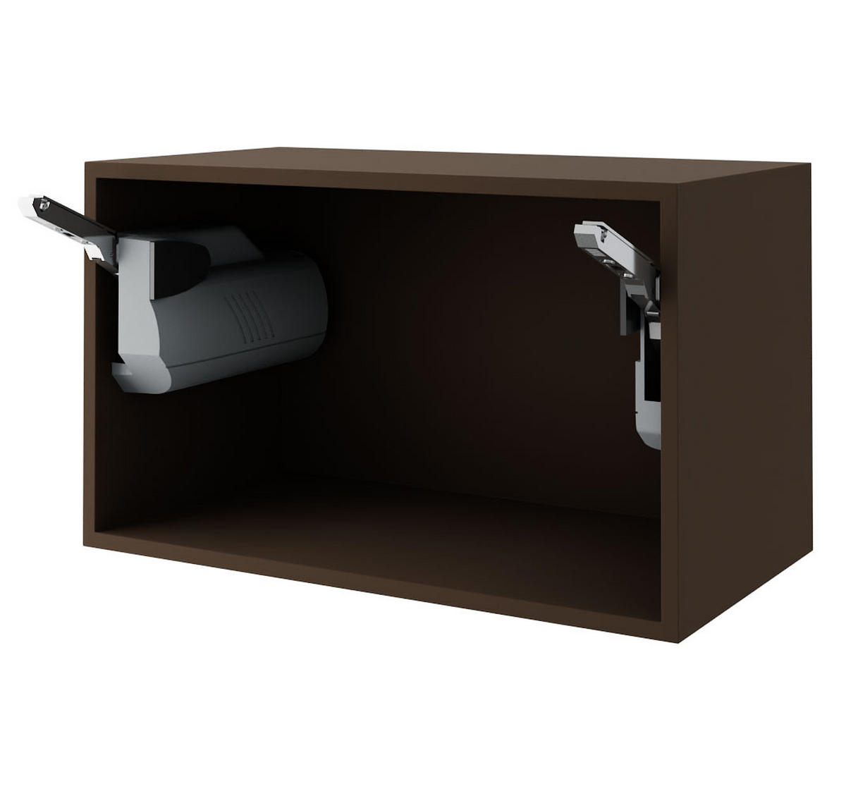 KLAPPHÄNGESCHRANK Salo W4B/60 Lava / Kaschmir Matt 60 / 32,5 / 36cm - Blum Aventos Klappenbeschlag - Kaschmir/Dunkelgrau, Holz/Holzwerkstoff (60/36/32.5cm) - Feldmann-Wohnen