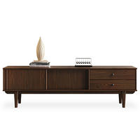 LOWBOARD SIMONA nussbaum - Nussbaumfarben, Holz (175/52/41cm) - IDIMEX