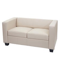 2-SITZER-SOFA Beige - Beige, Textil (137/70/75cm) - MCW
