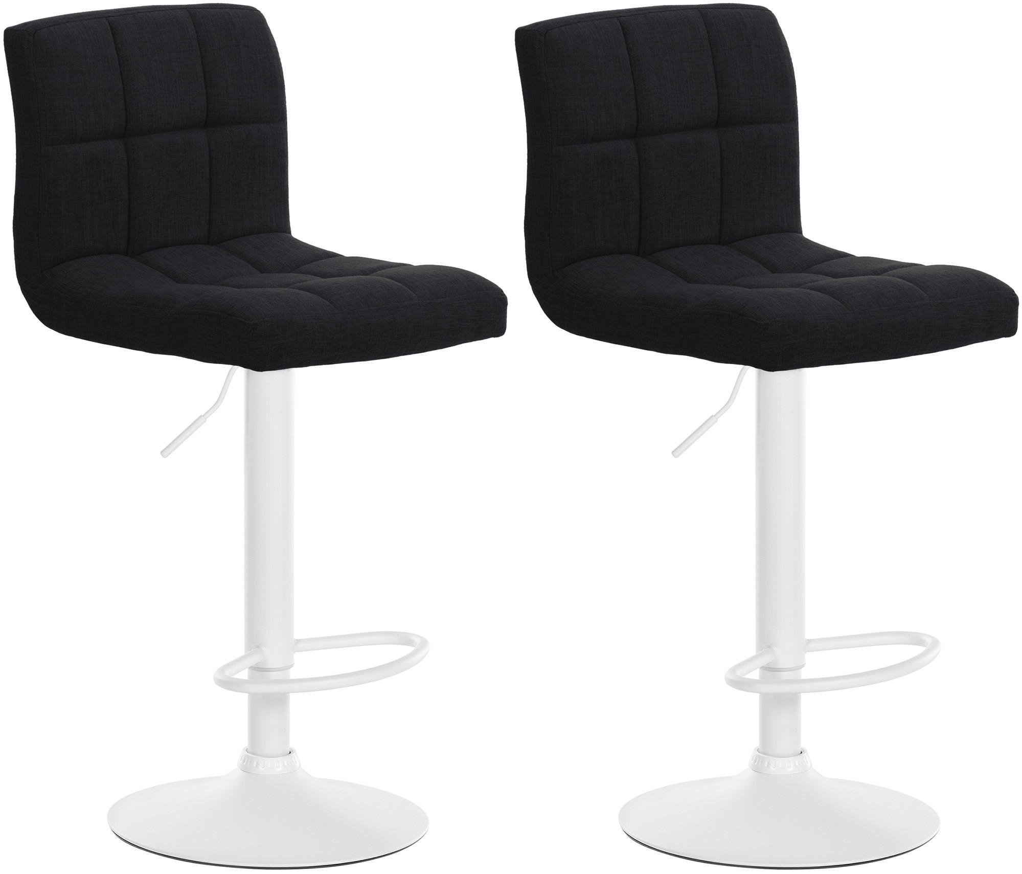 furnicato Barhocker Schwarz 46x94x47 cm