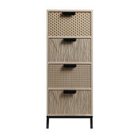 KOMMODE Braun 25/30/76 cm - Braun, Holzwerkstoff (25/76/30cm) - Mobili Rebecca