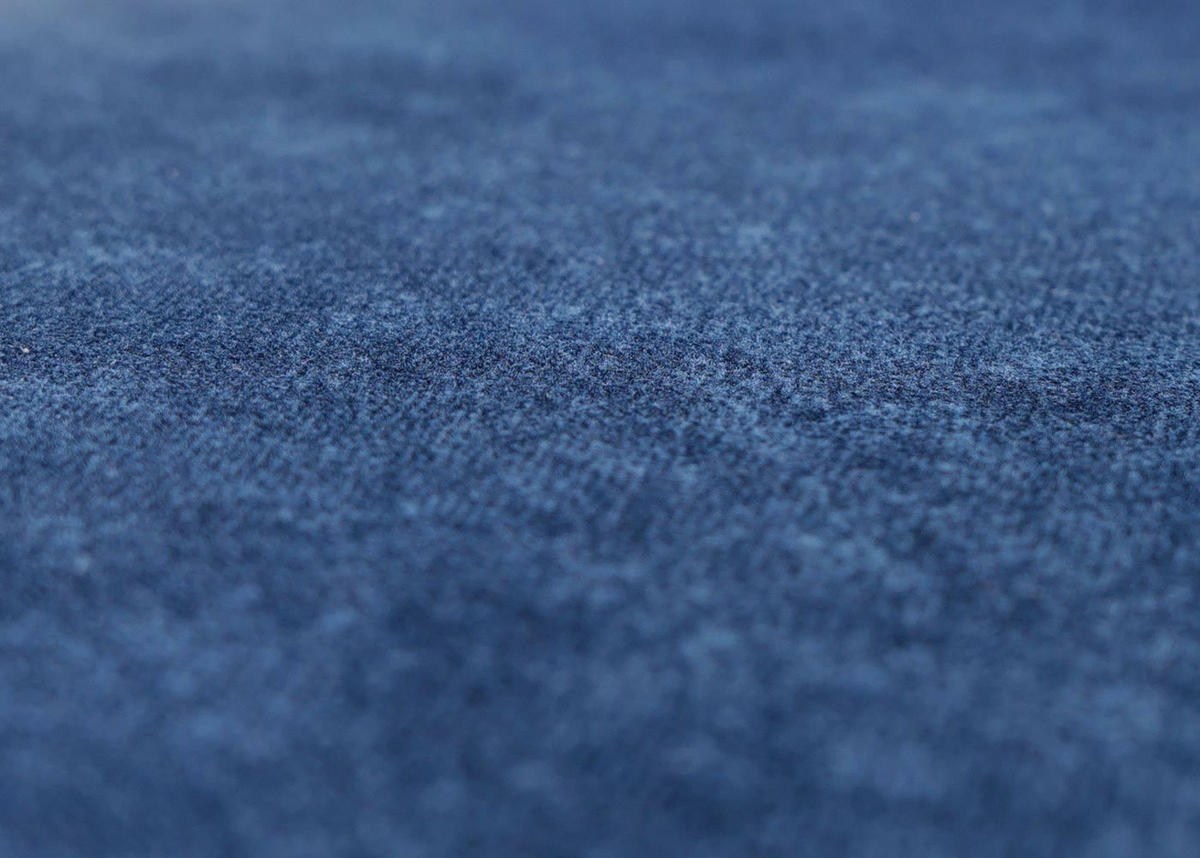 JEDÁLENSKÁ stolička Modrá, sada 2 ks - modrá, textil (54/84/60cm) - MCW