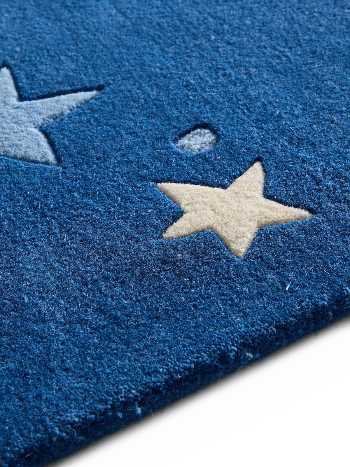 KINDERTEPPICH Alex Blau 120/170 cm - Blau, Naturmaterialien/Textil (120/170cm) - benuta
