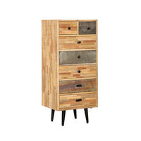 KOMMODE Kjell Teak Braun 112x35x50cm - Braun, Holz (50/112/35cm) - DELUKE