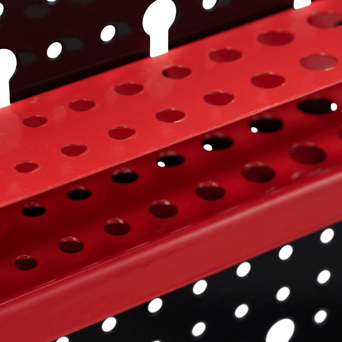 3XWERKZEUGWAND - Schwarz, Metall (39/60/2cm) - Relaxdays