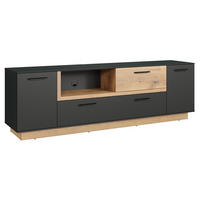 LOWBOARD Synnax Grau - Grau, Holzwerkstoff (187/187/59cm) - ebuy24