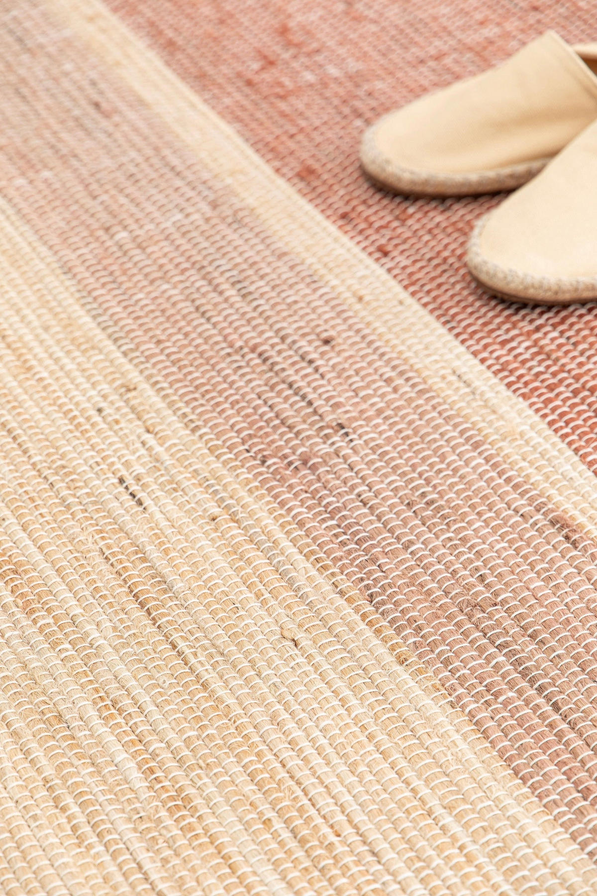 DESIGN-TEPPICH aus handgewebter Jute bruin - Braun, Naturmaterialien (200/290cm) - AFK Living