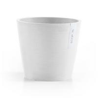 BLUMENTOPF Amsterdam 20/17,1 cm Weiß - Weiß, Kunststoff (20/17.1cm) - Ecopots
