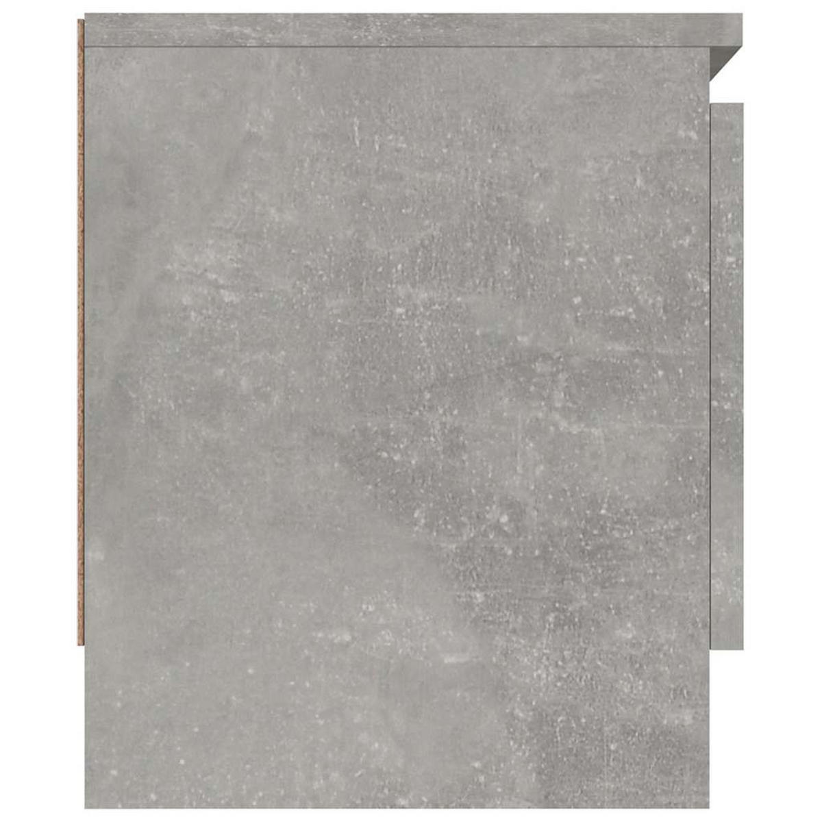 TV-SCHRANK Mit Tür Betongrau 102/30/36 Cm - Grau, Holzwerkstoff (30/36/102cm) - vidaXL