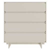 KOMMODE Wuwu Greige 101 cm - Taupe, Holzwerkstoff (100.8/111.8/35cm) - Selsey