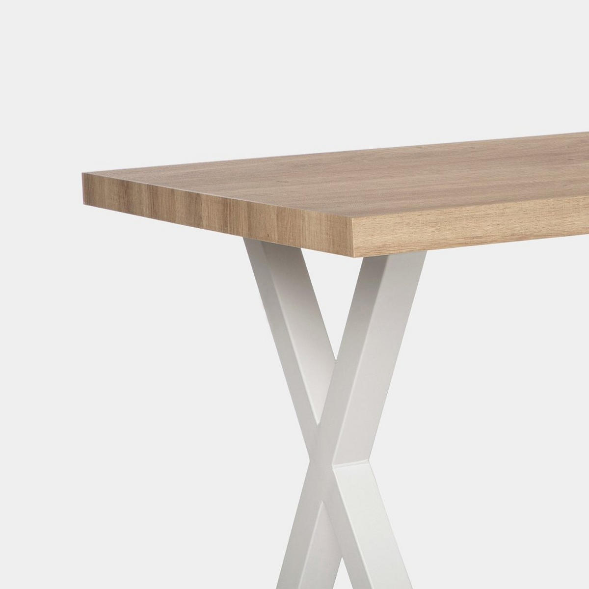 ESSTISCH Parks Weiß 135 cm x 75 cm - Weiß, Holzwerkstoff (80/135/75cm) - Klast Home