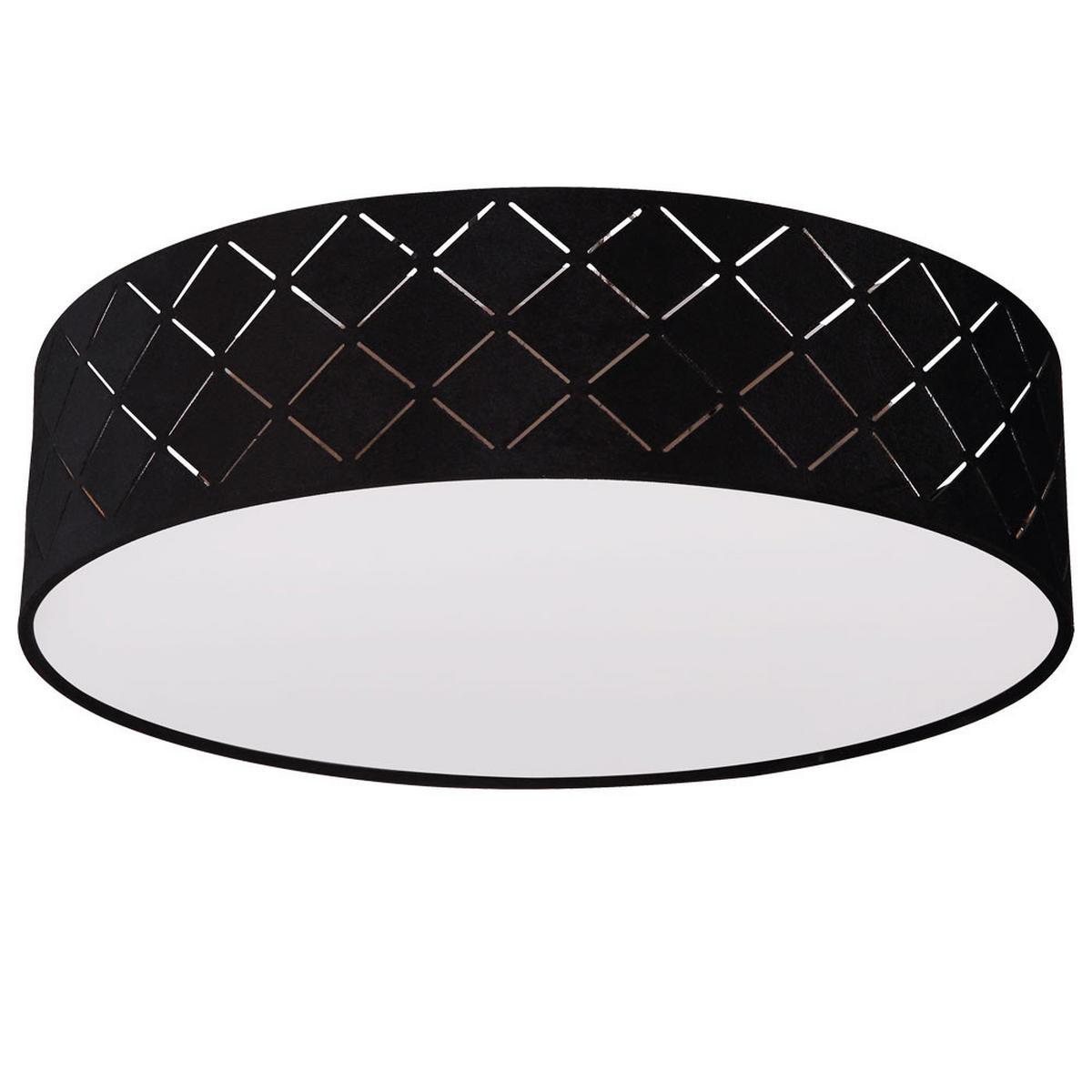 LED DECKENLEUCHTE Metall Schwarz Gold - Schwarz, Metall (38/38/10cm) - Globo Lighting