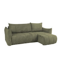ECKSOFA Ontario Xs Mit Schlaffunktion - Olivgrün, Holzwerkstoff/Textil (226/154cm) - Fun Möbel