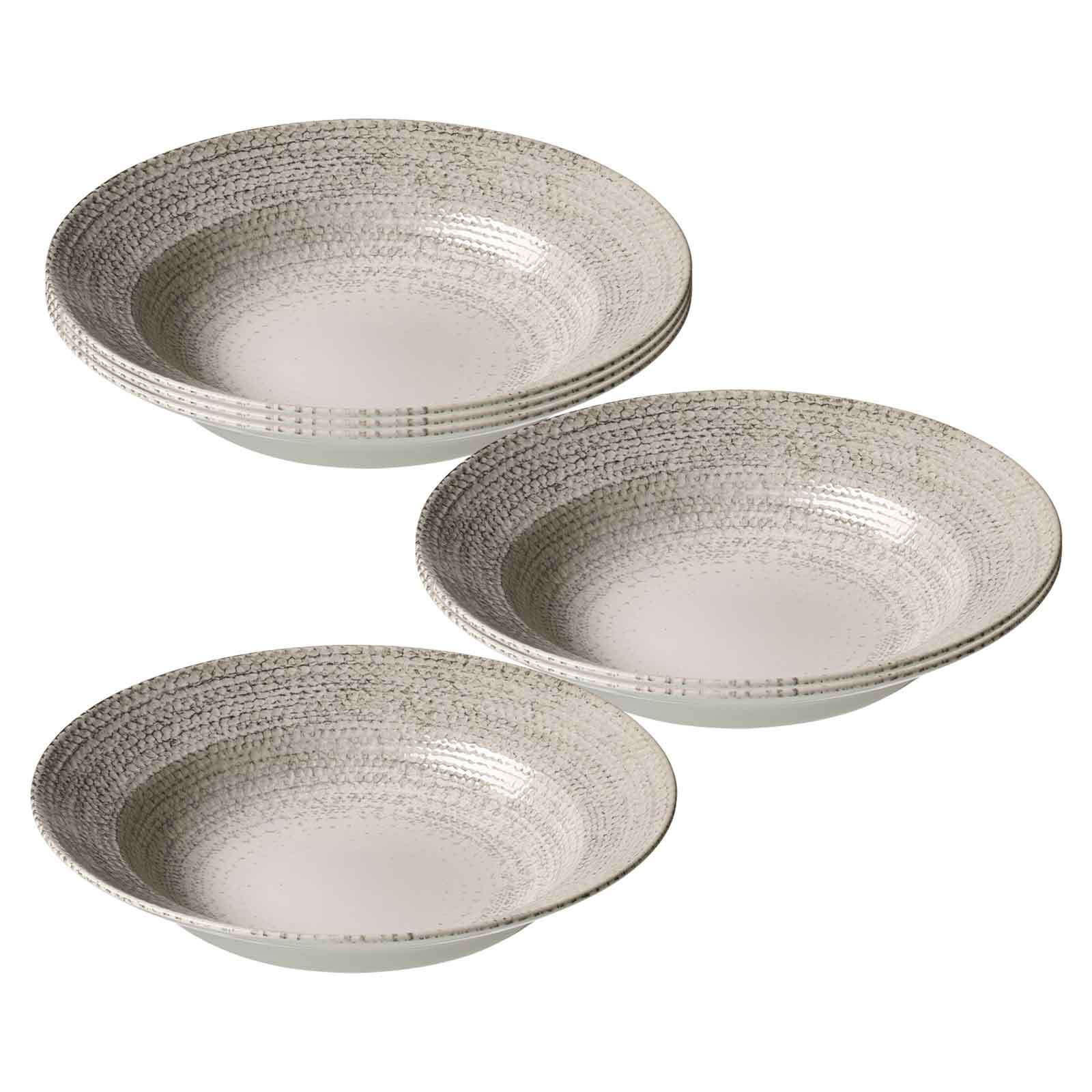 PASTATELLER Rimini grau ø 29 cm 6er Set - Grau, Keramik (29cm) - Ritzenhoff Breker