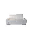 SCHLAFSOFA APOLLO, mit Schlaffunktion und Bettkasten, Farbe: Weiß, Kunstleder - Weiß, Textil (178/96/99cm) - O-Sofa