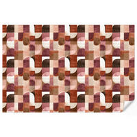 TAPETE - Geometrie - Modern - Retro - 350x220 cm - Multicolor, Papier (350/220cm) - OnlyWow