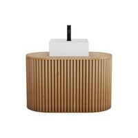 EINZELWASCHTISCH - 90 cm x 50 cm - Holz, Platte - Naturfarben Hell - TOWARI - Naturfarben, Holz (90/56/50cm) - Vente-Unique