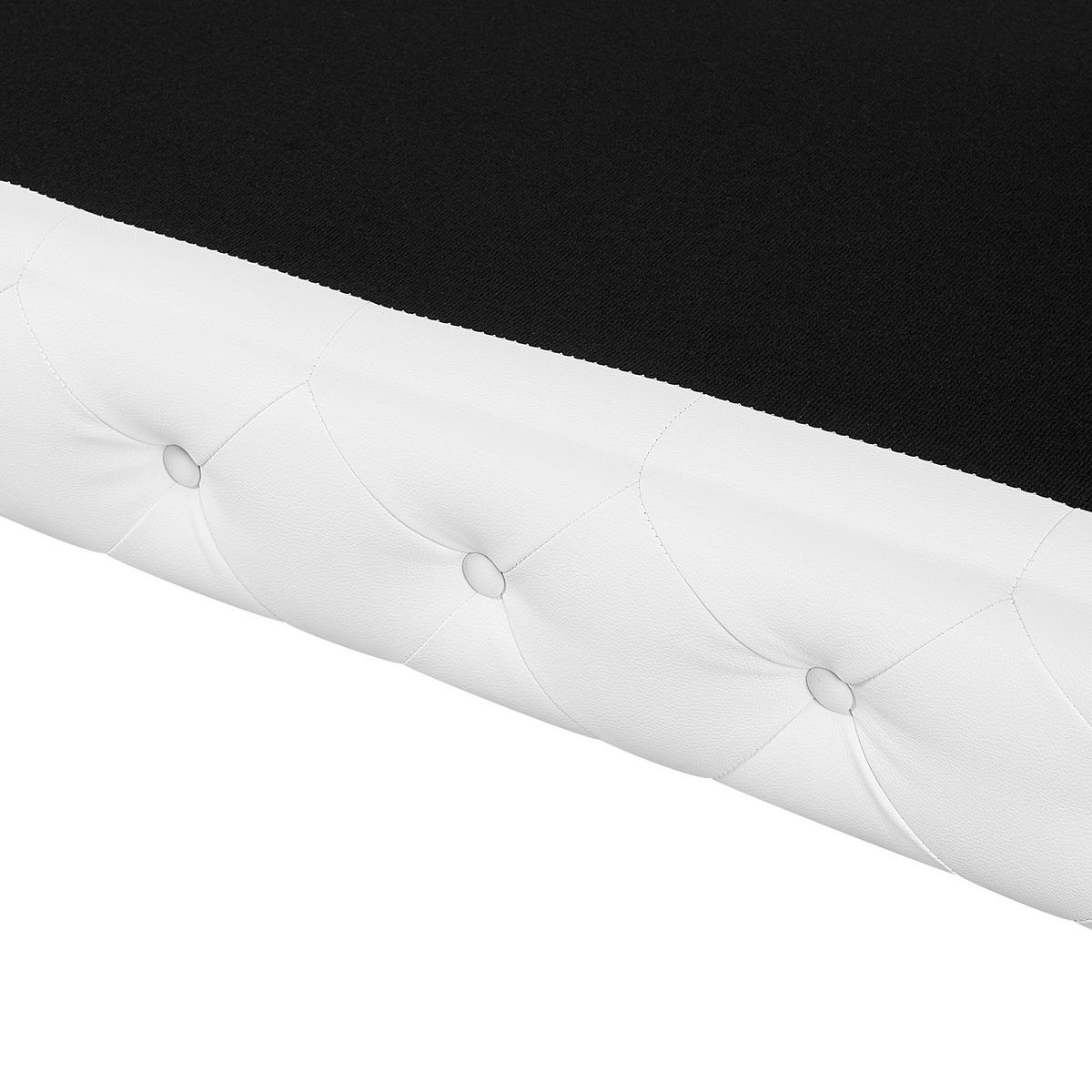 2-SITZER-SOFA Kunstleder Weiß Vissland - Weiß, Kunststoff/Textil (172/71/87cm) - Beliani