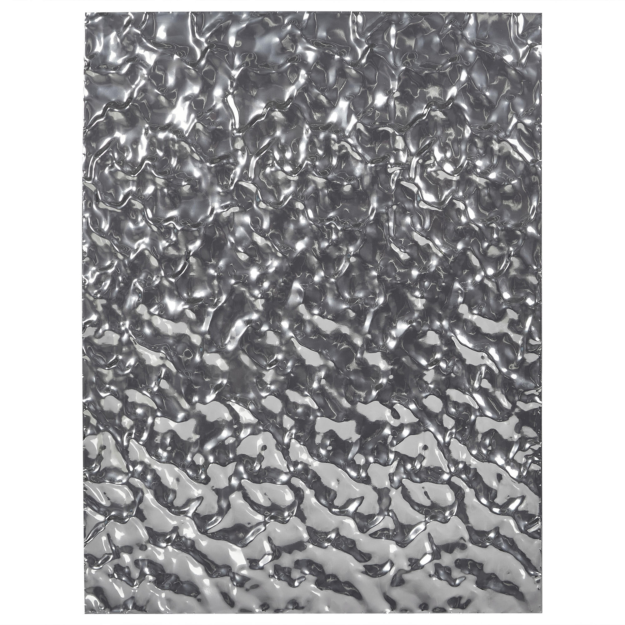 WANDOBJEKT Silber Coimbra - Silberfarben, Metall (60/79/2cm) - Beliani