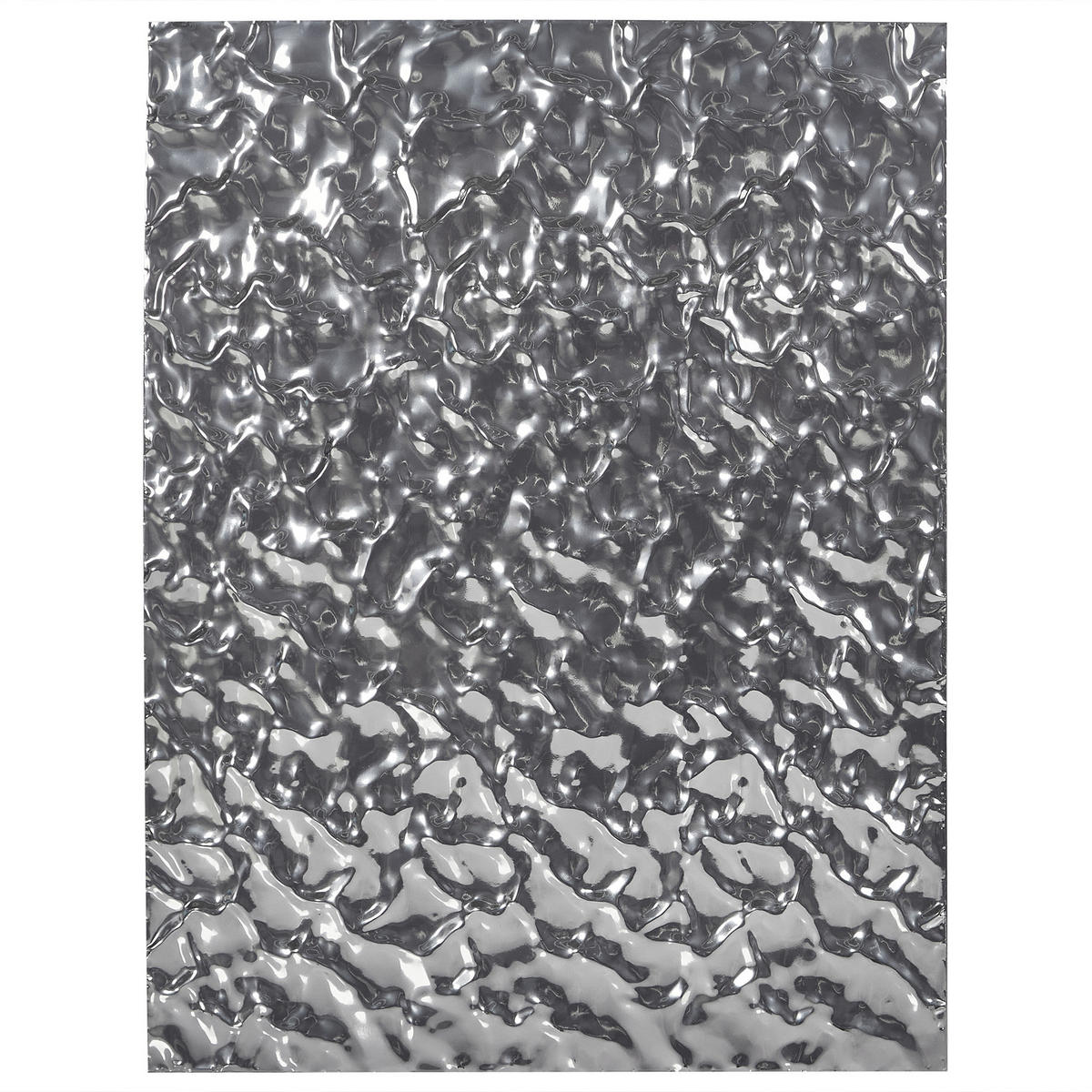 WANDOBJEKT Silber Coimbra - Silberfarben, Metall (60/79/2cm) - Beliani