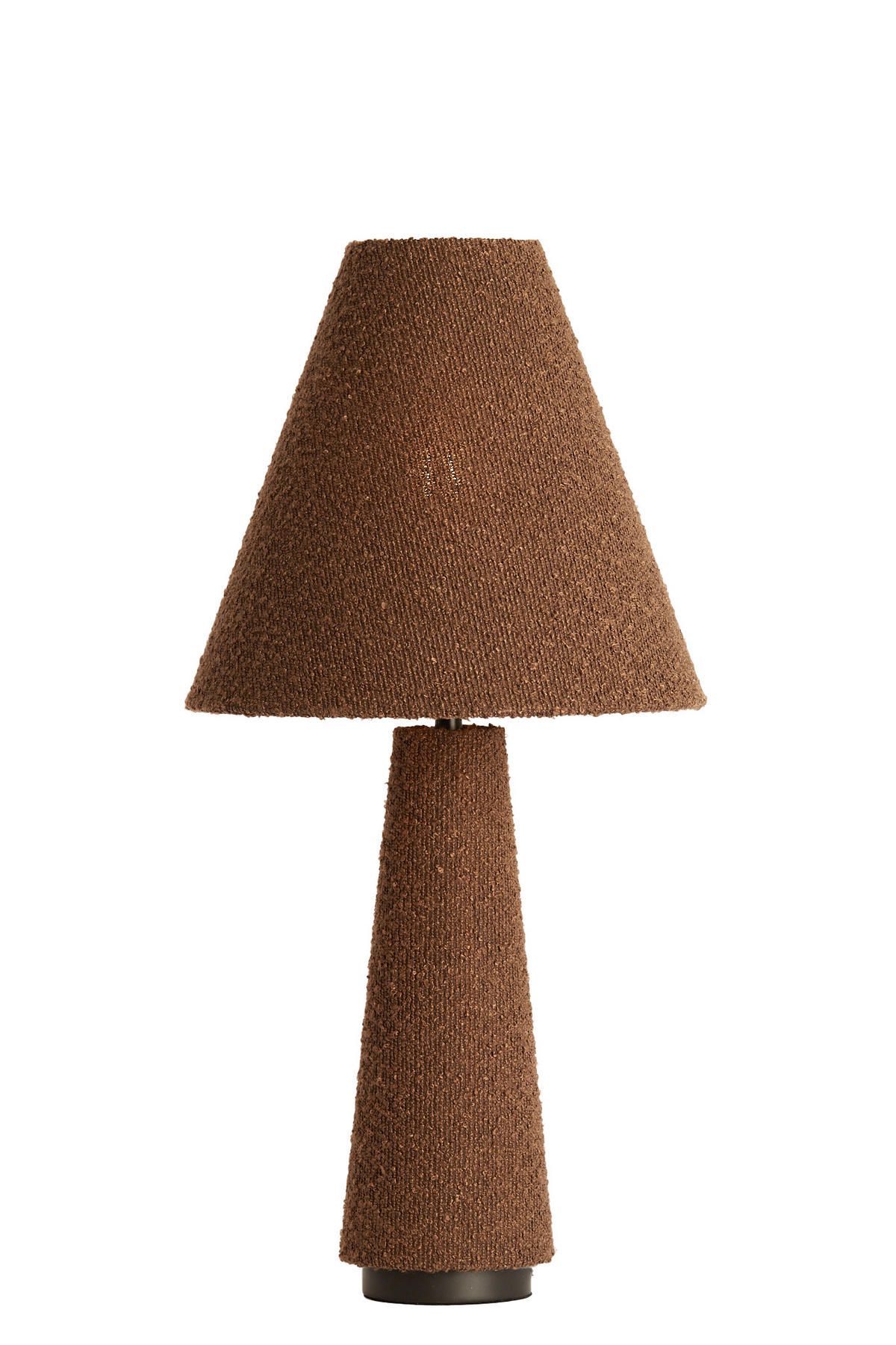 TISCHLAMPE Devia Braun Ø30/61 cm - Braun, Textil (30/30/61cm) - Light & Living