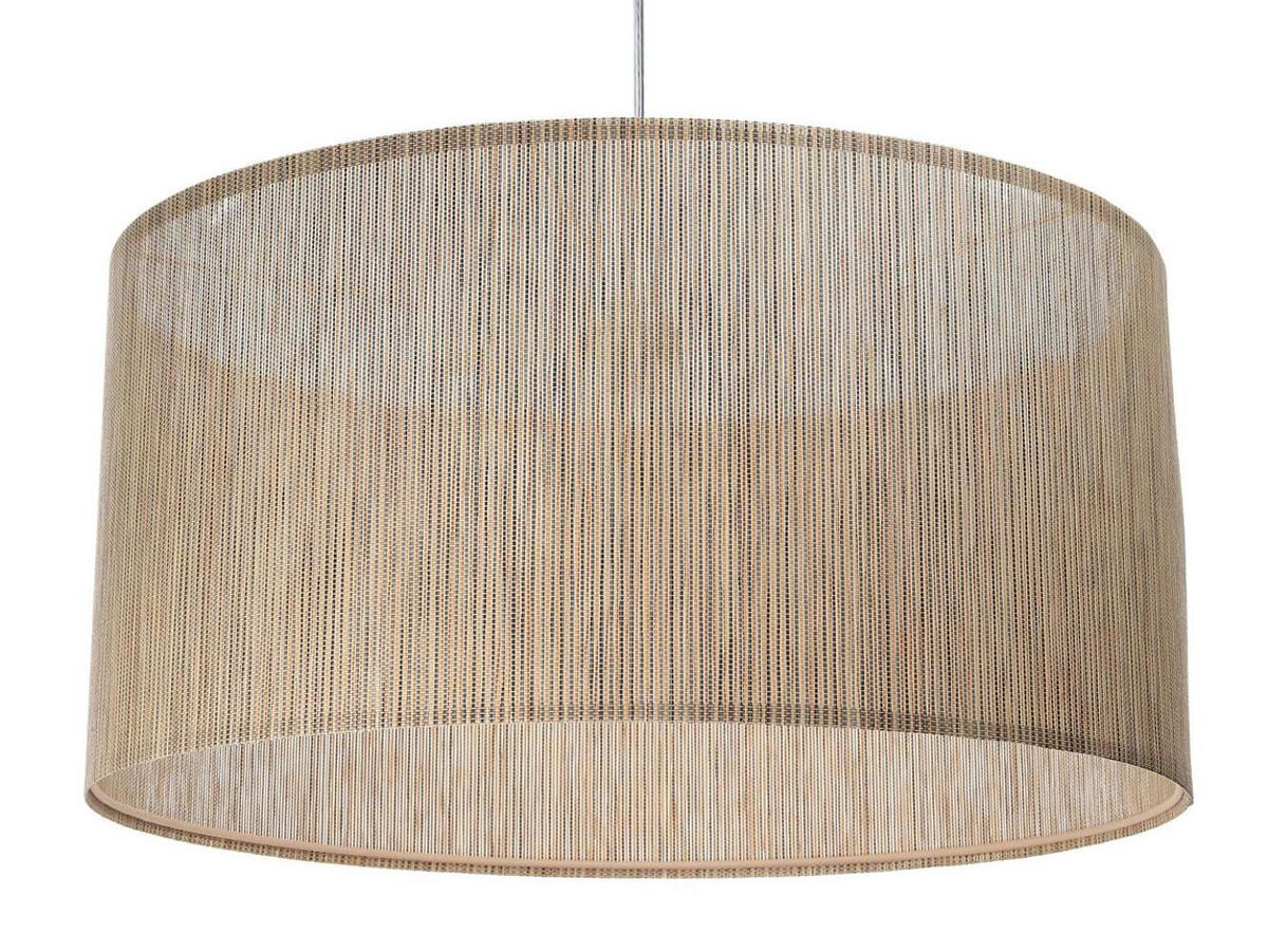 HÄNGELEUCHTE Grau 60/30 cm - Beige/Grau, Kunststoff (60/1/30cm) - ONZENO