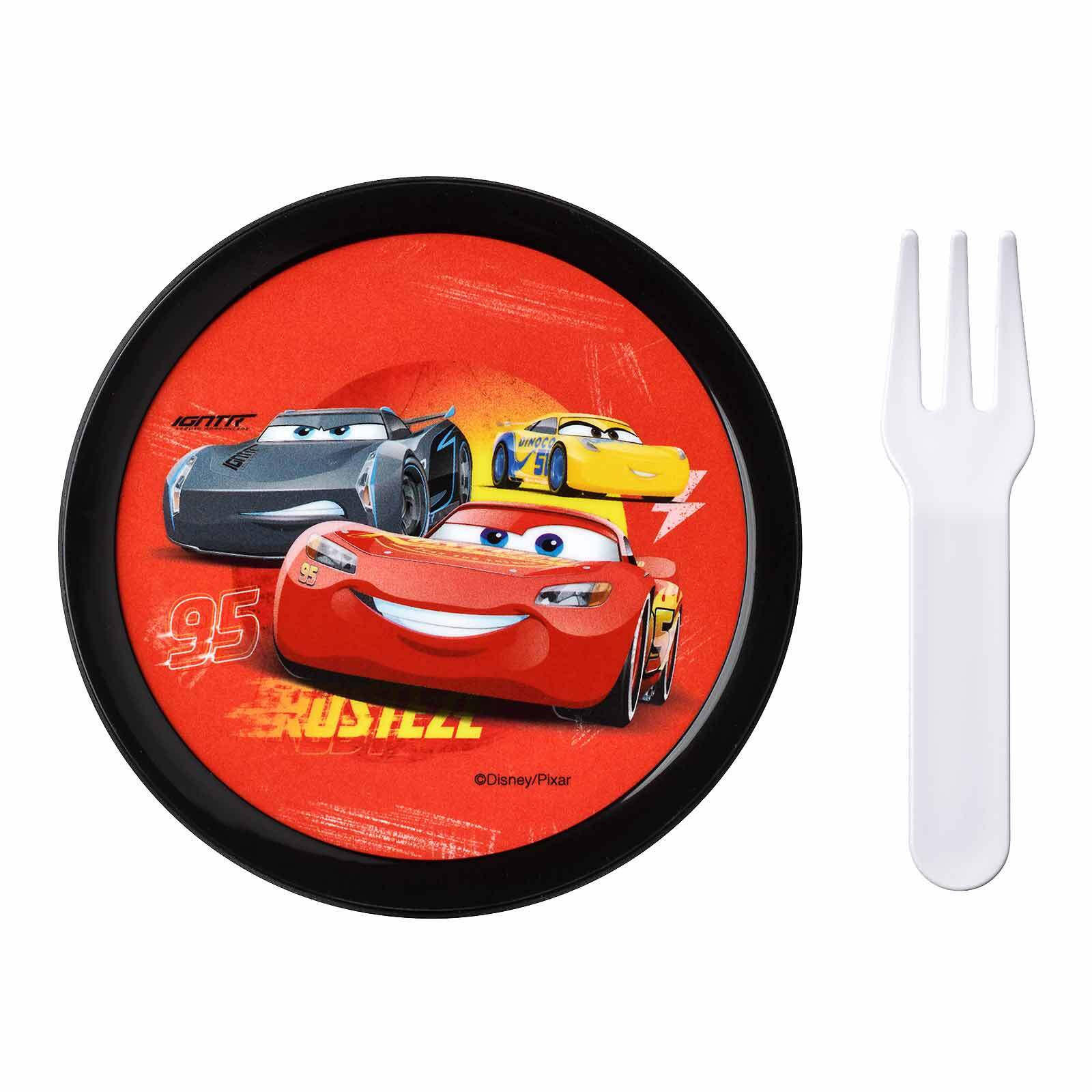 FRUCHTBOX MIT GABEL Campus Cars 300 ml - Rot, Kunststoff (6.7/10.4/6.7cm) - Mepal