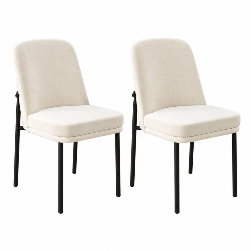 Meubliv Esszimmerstuhl Beige 53x82x42.5 cm