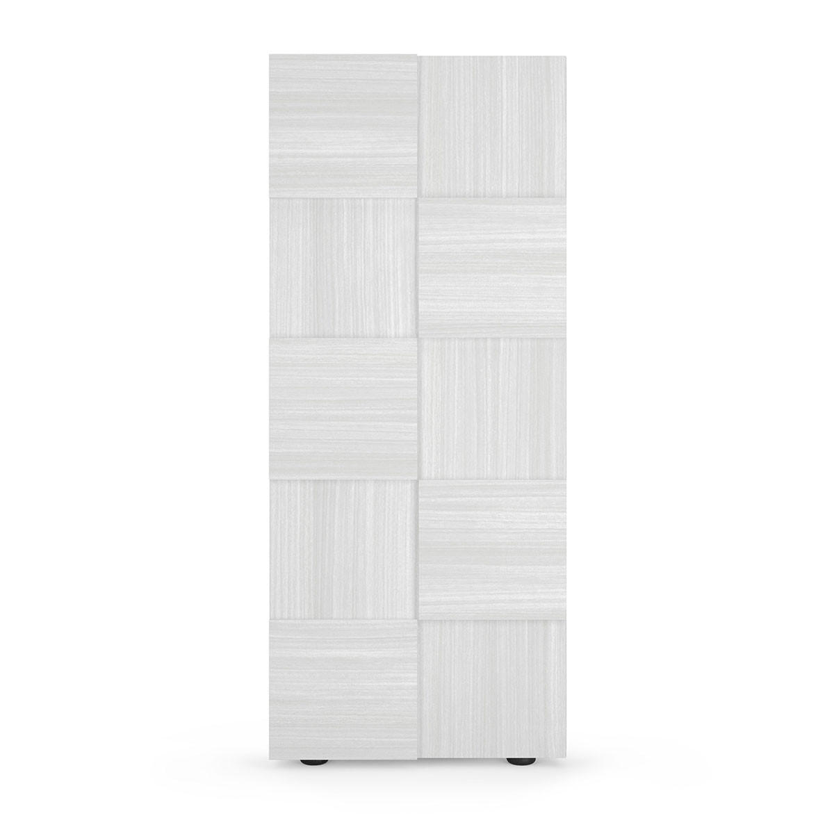 SCHRANK mit 2 Türen Dama - H186,5 cm - Weiß, Holzwerkstoff (31/186.5/78cm) - Calicosy