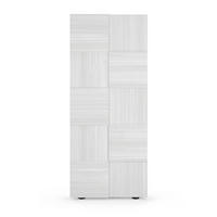 SCHRANK mit 2 Türen Dama - H186,5 cm - Weiß, Holzwerkstoff (31/186.5/78cm) - Calicosy