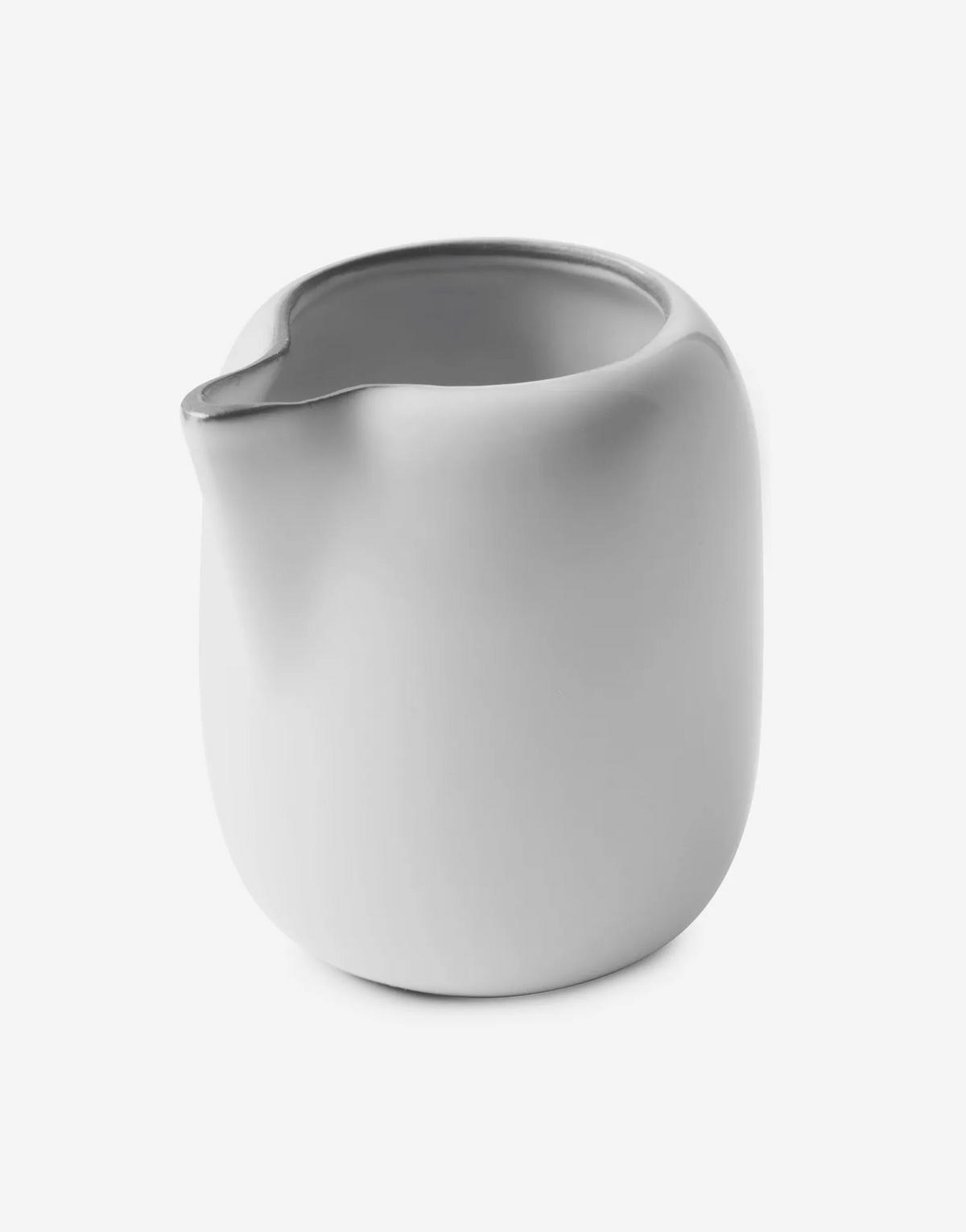 SAHNE - GIESSER EQUINOXE 120 ml Weiss Kumulus - Weiß, Keramik (0.12L) - Revol Porcelaine France