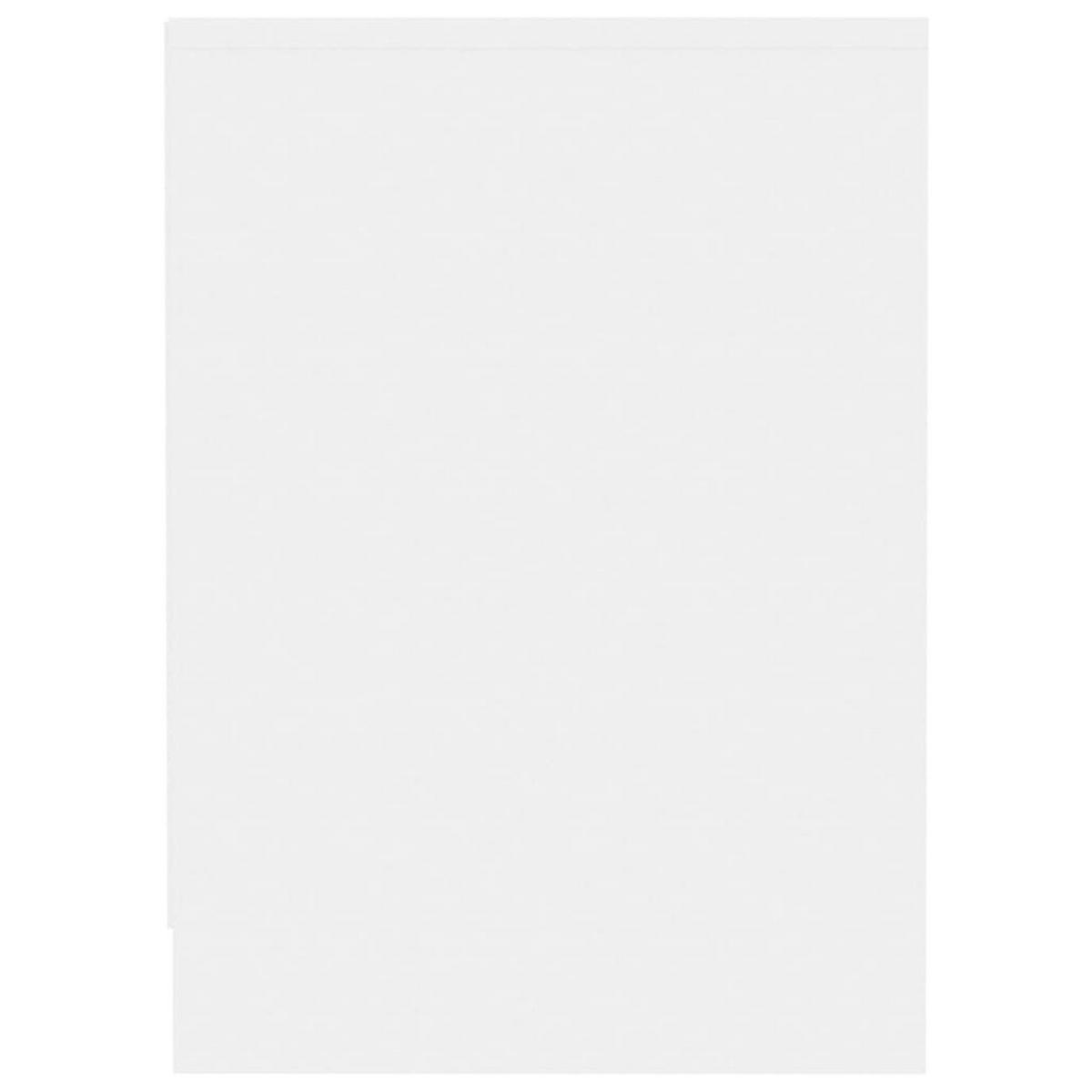 LOWBOARD mit 2 Türen, 2 Fächern 102/37,5/52,5 cm aus Holzwerkstoff in Weiß - Weiß, Holz (102/52.5/37.5cm) - vidaXL