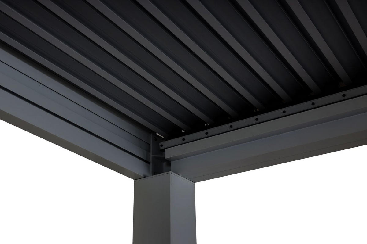 PERGOLA 220x300x300cm Anthrazit - Anthrazit, Metall (300/220/300cm) - BERLINLODGE