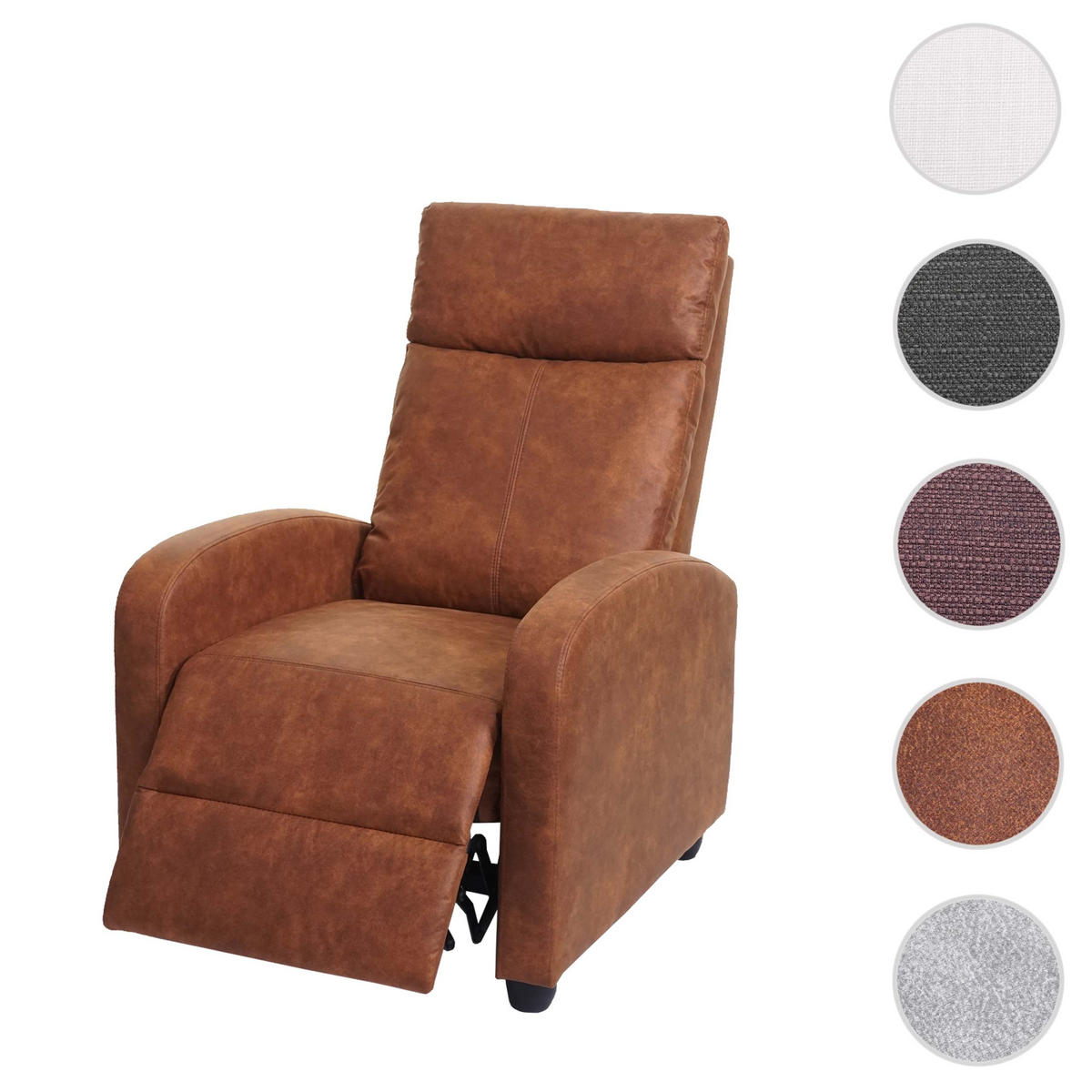 RELAXSESSEL Braun - Braun, Textil (67/102/90cm) - MCW