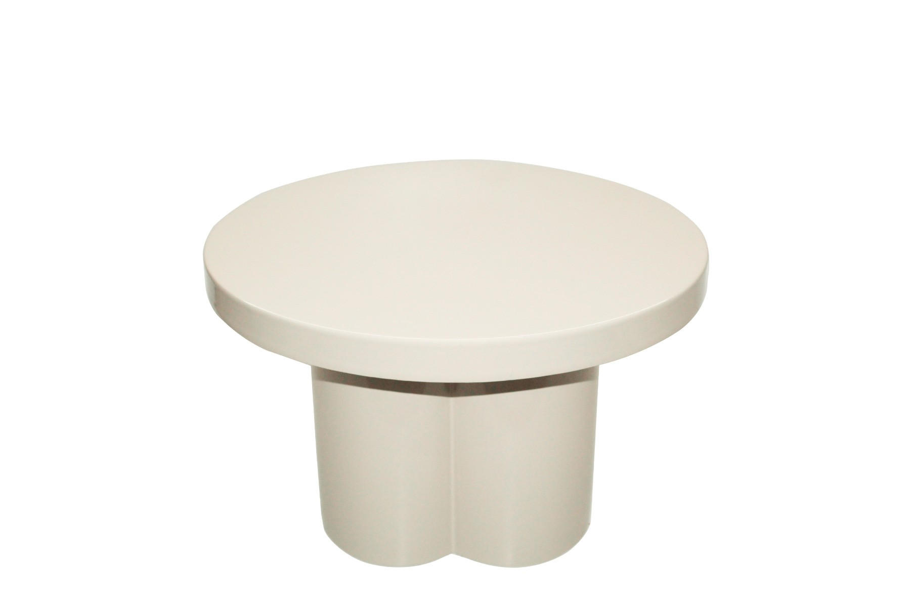 COUCHTISCH Noa Weiß 56.5 /56.5 /35.5 cm - Weiß, Metall (56.5/56.5/35.5cm) - Livingfurn