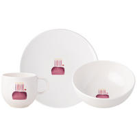 FRÜHSTÜCKSSET HAPPY BIRTHDAY With Love bunt 3er Set - Multicolor, Keramik (1/1/1cm) - Villeroy & Boch