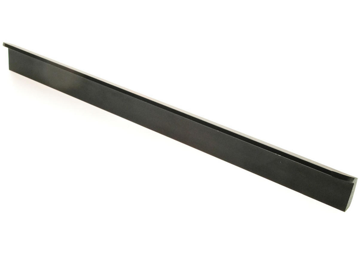 GRIFFLEISTE BA 320mm Küchengriff Aluminium schwarz Möbelgriff pulverbeschichtet - Schwarz, Metall (2/2.5/33.5cm) - Livingpoint24