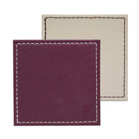 UNTERSETZER Pflaume/Stein, 4er Set - Violett, Textil (10/10cm) - Freeform