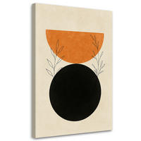 LEINWANDBILD Abstraktion 80x120cm - Beige, Textil (80/120cm) - Feeby