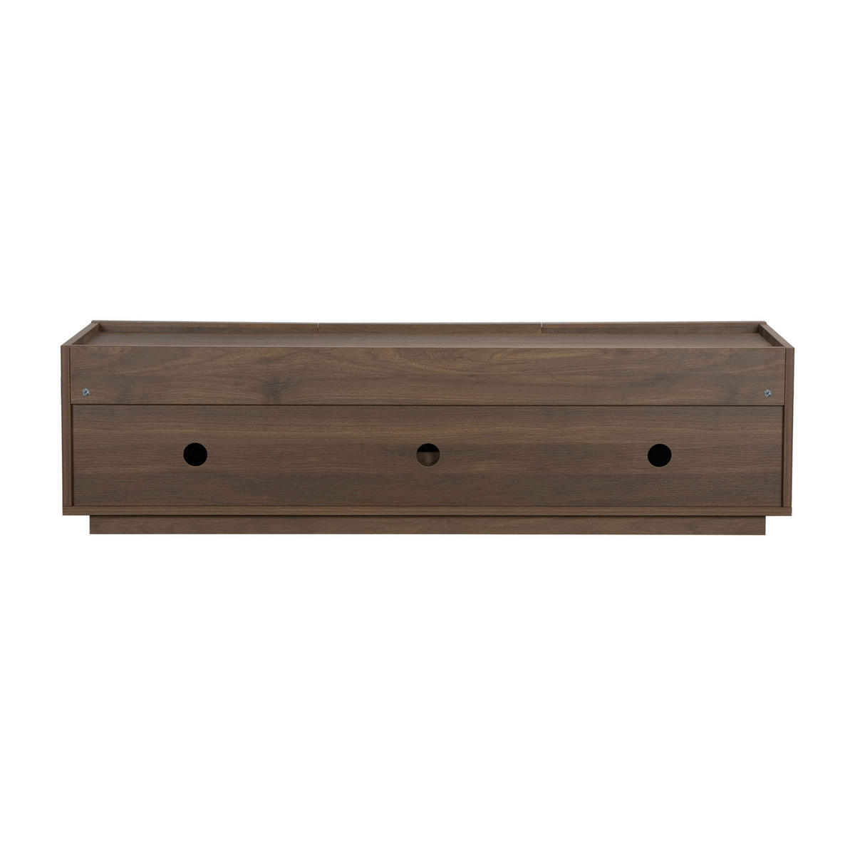 TV-MÖBEL, dunkle Holzoptik - Braun, Holz (150/40/40cm) - Oviala