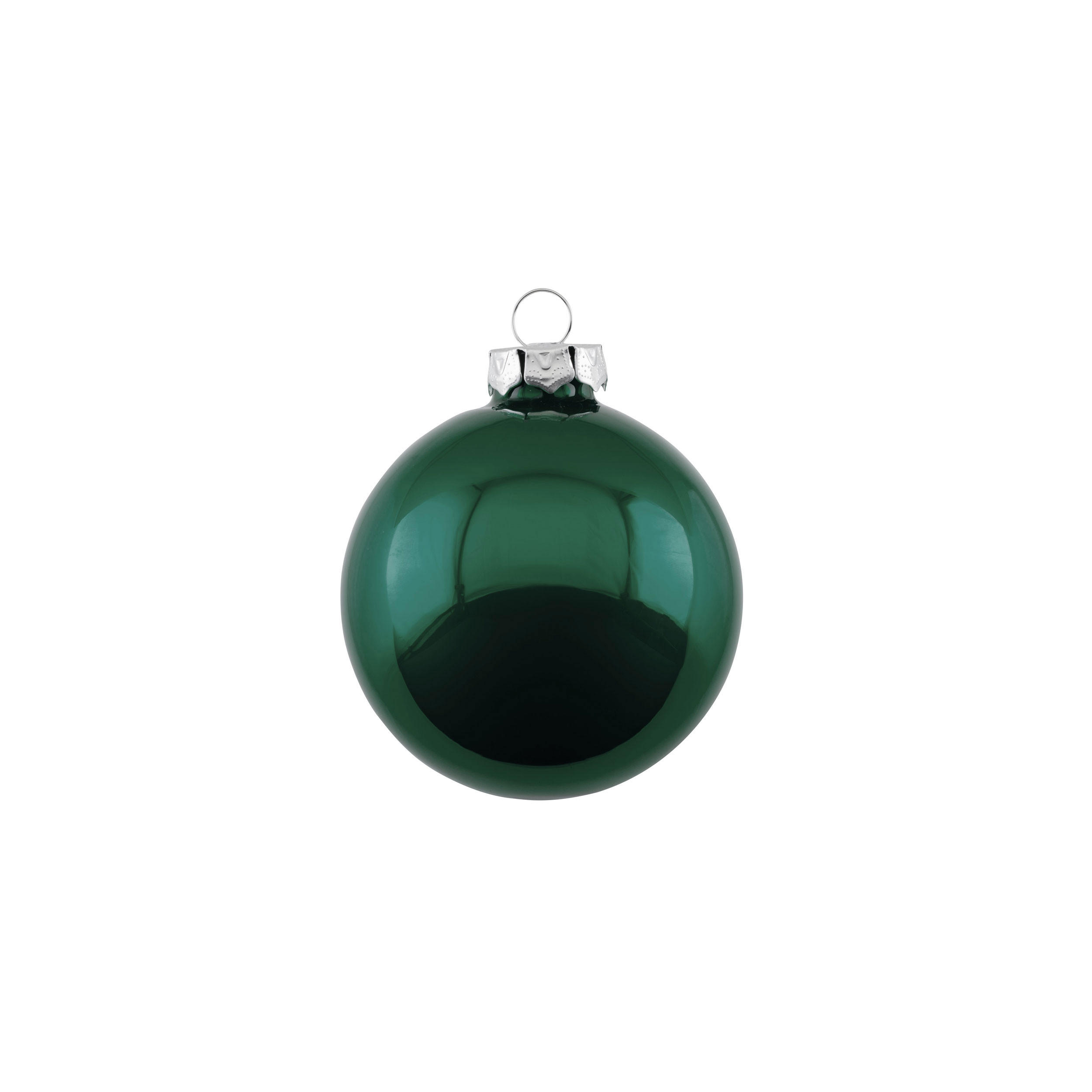 CHRISTBAUMKUGEL Opal, Glas, Dark Olive, Ø 6 cm - Grün, Glas (6/1/6cm) - Gift Company
