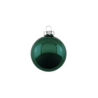CHRISTBAUMKUGEL Opal, Glas, Dark Olive, Ø 6 cm - Grün, Glas (6/1/6cm) - Gift Company