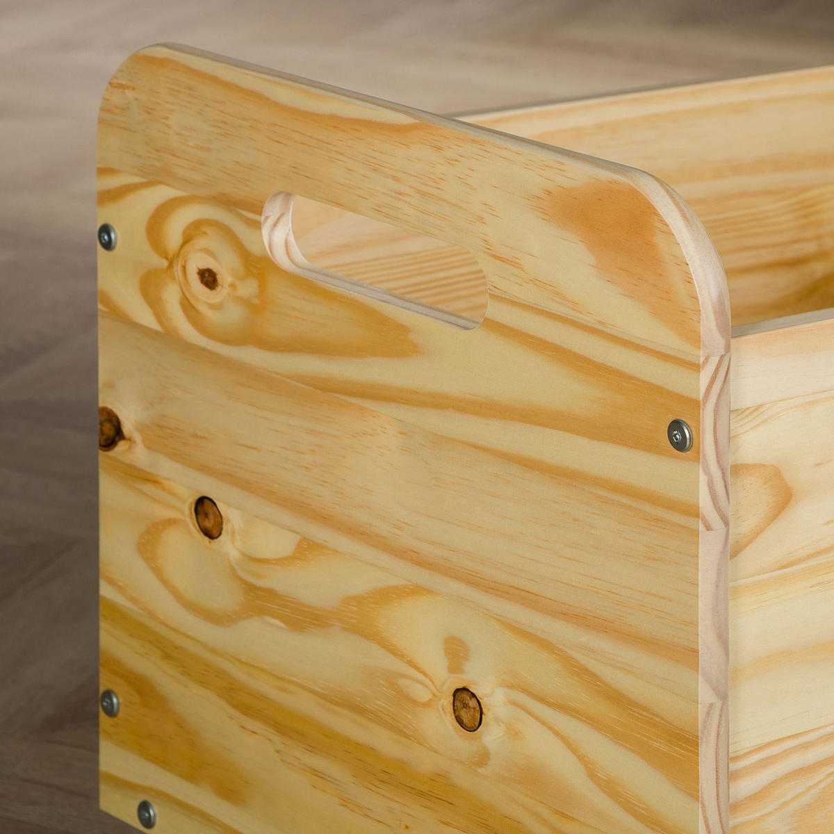 SPIELZEUGKISTE BENJAMIN - Naturfarben, Holz (60/43/40cm) - IDIMEX