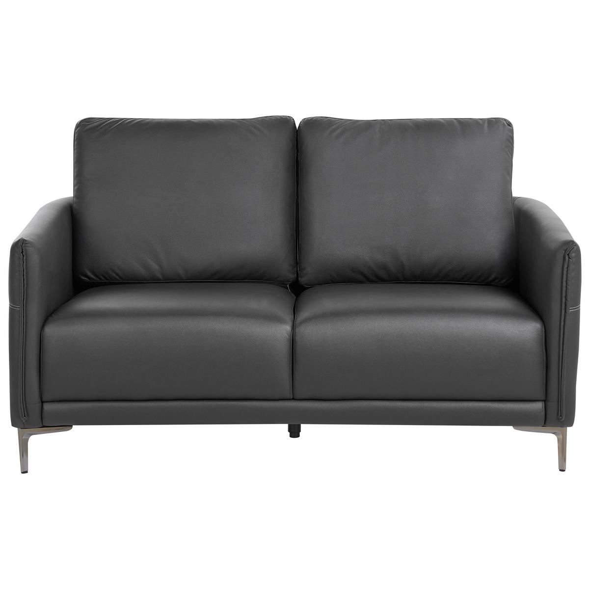 SOFA-SET 6-Sitzer Stoff Schwarz Cilens - Dunkelgrau/Schwarz, Textil (212/93/83cm) - Beliani