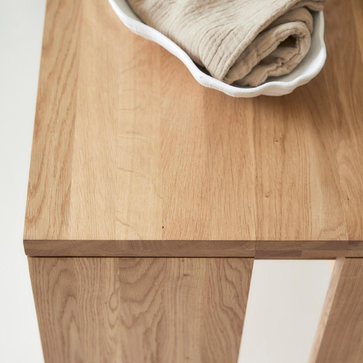 SCHREIBTISCH Eden Natur aus Eiche - Naturfarben, Holz (60/160/74cm) - Tikamoon