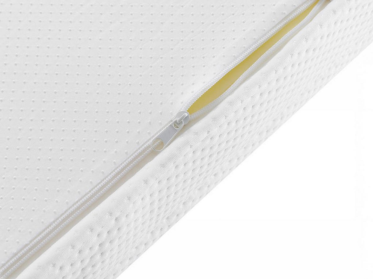 STANDARDMATRATZE - 1 Person - Stoff - Weiß - - Weiß, Textil (90/200cm) - Vente-Unique