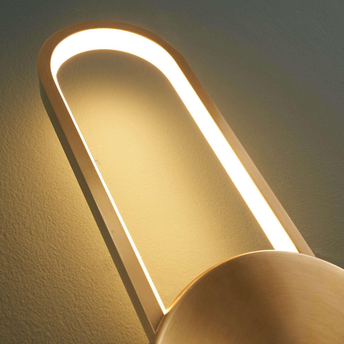 WANDLEUCHTE Piani, Gold / Messing, 40cm - Goldfarben, Metall (15/40/6cm) - KOSILUM