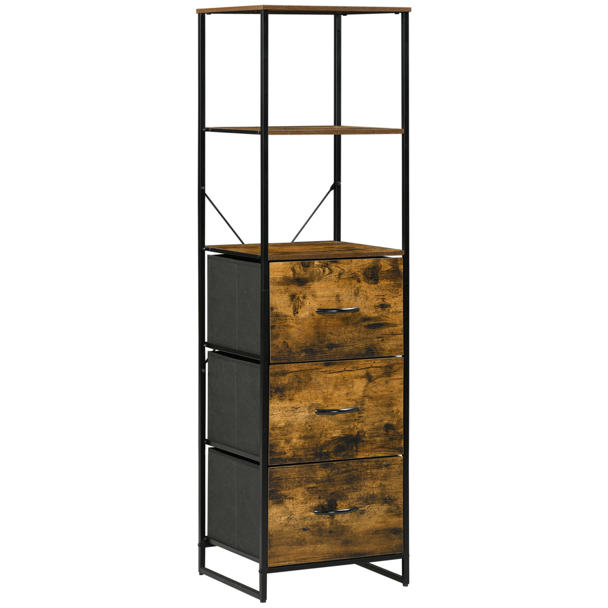 ComfortXL Badregal Braun 40x155x44 cm